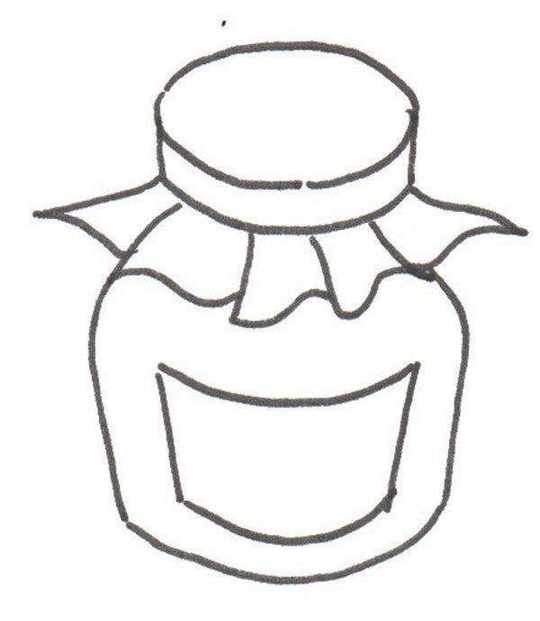 果酱的简笔画怎么画 果酱的简笔画好看