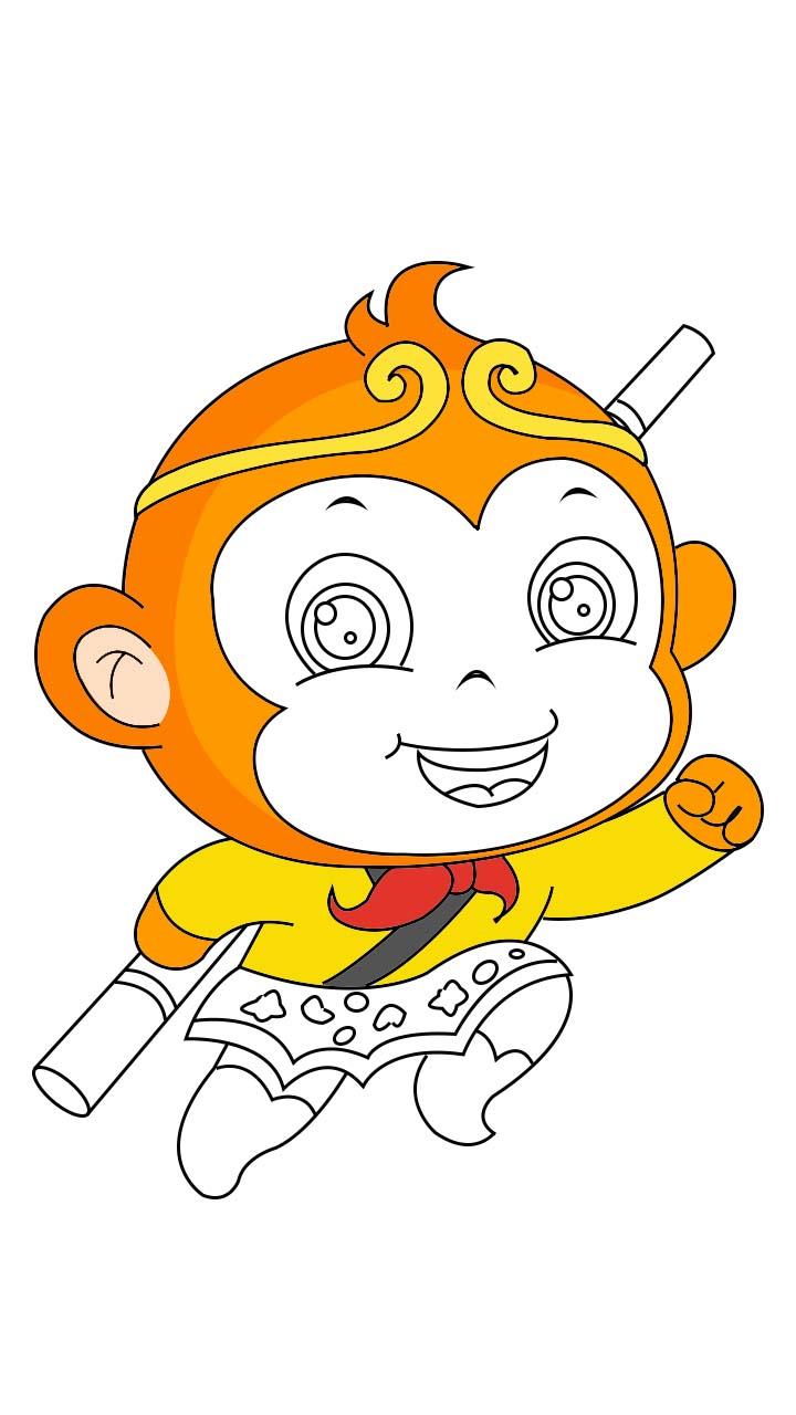 孙悟空简笔画怎么画 孙悟空简笔画画法