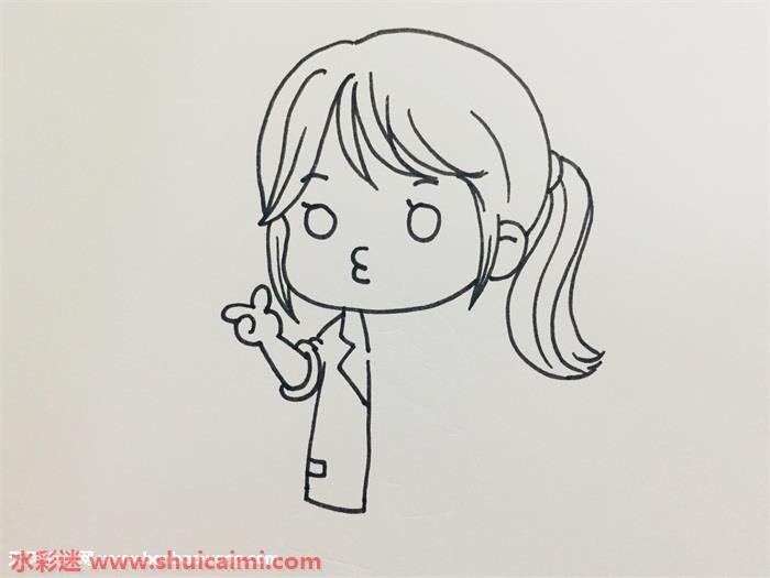 女医生怎么画 女医生简笔画图片大全彩色