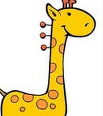 长颈鹿简笔画 长颈鹿简笔画图片大全
