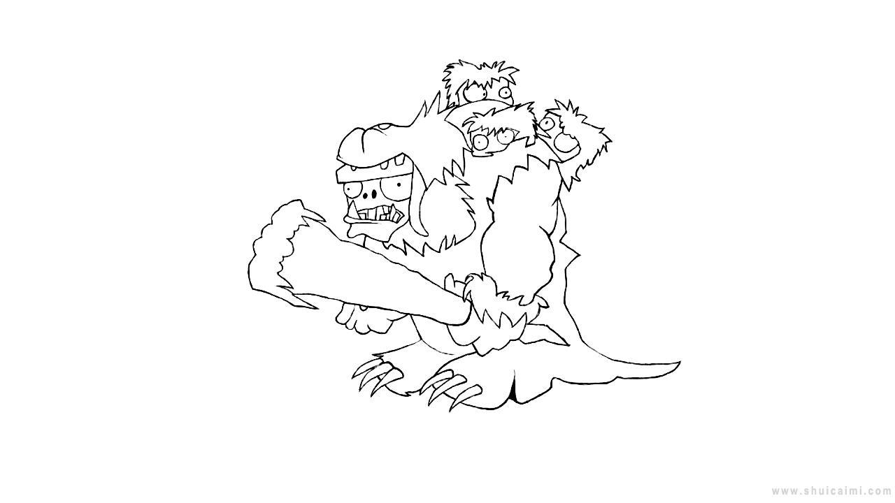 巨人僵尸简笔画怎么画 巨人僵尸简笔画简单又好看