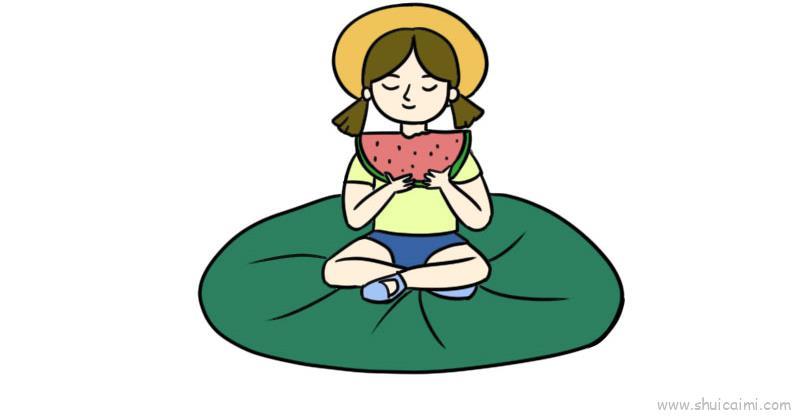 夏至儿童画怎么画 夏至简笔画画法