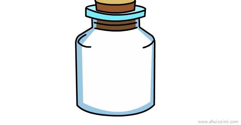 玻璃瓶儿童画怎么画 玻璃瓶简笔画图片大全