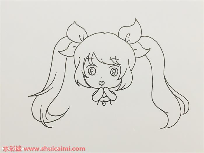 安琪拉怎么画 安琪拉简笔画图片