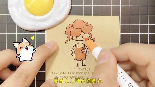 小女孩简笔画 小女孩简笔画简单好看