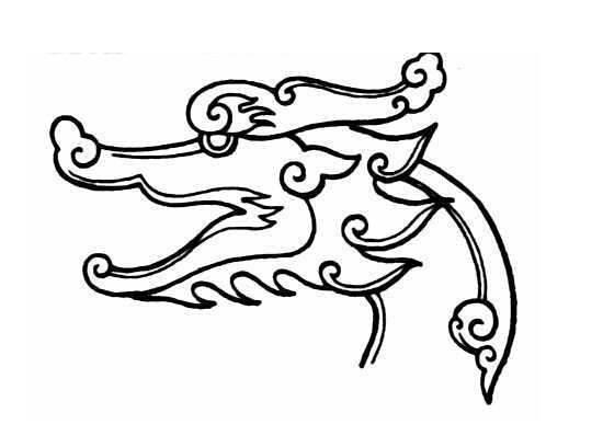 龙头简笔画图片大全 龙头简笔画图片大全儿童画