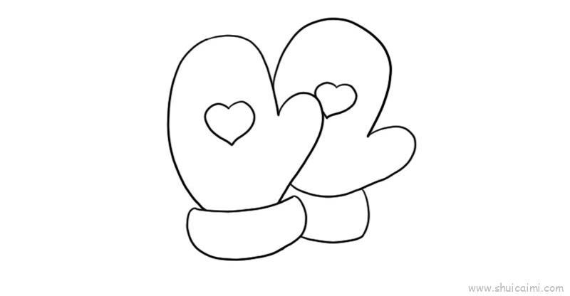 手套儿童画怎么画 手套简笔画图片大全