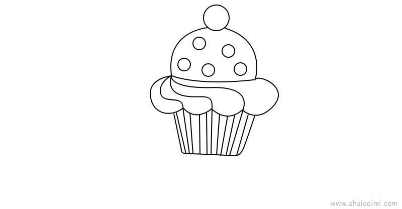 甜品儿童画怎么画 甜品简笔画好看