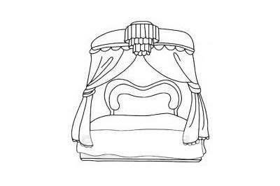 床简笔画图片大全 儿童画床简笔画图片大全