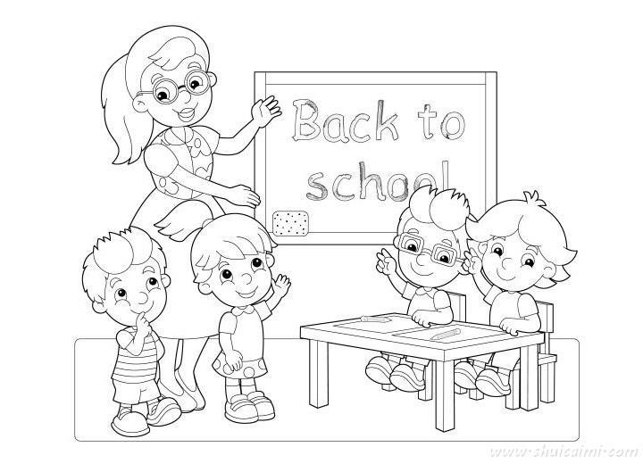 正在上课老师怎么画 正在上课老师简笔画步骤