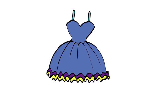 礼服简笔画怎么画 礼服简笔画画法