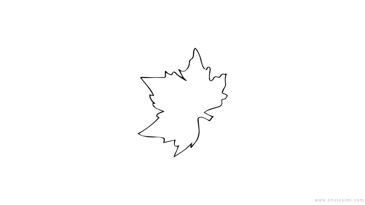 秋天树叶简笔画怎么画 秋天树叶简笔画图片大全