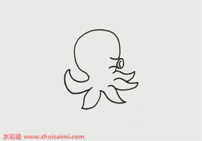 章鱼怎么画 章鱼简笔画彩色
