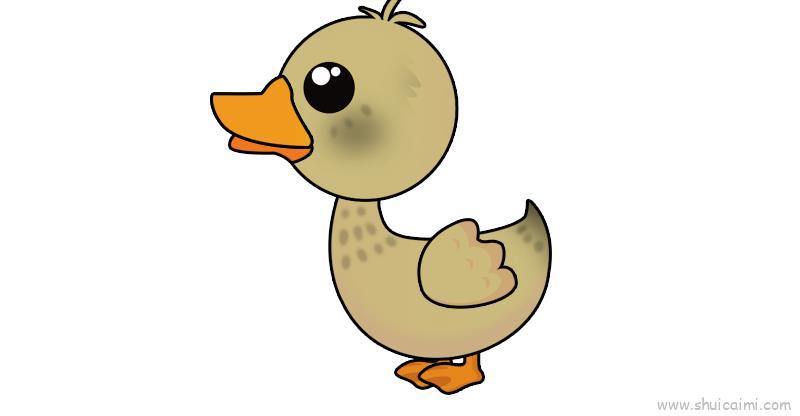 丑小鸭儿童画怎么画 丑小鸭简笔画画法