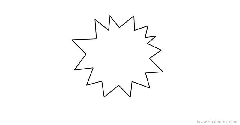 小病毒儿童画怎么画 小病毒简笔画图片