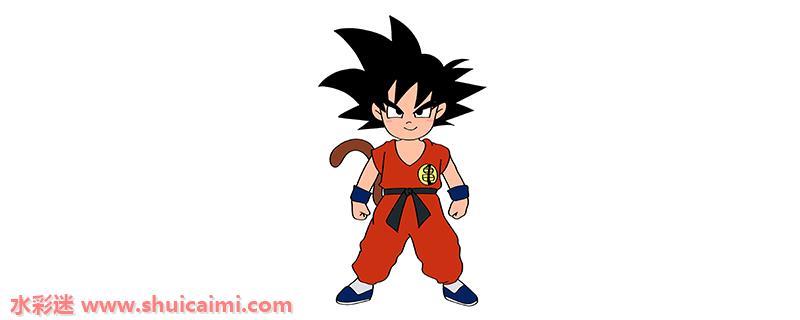 七龙珠孙悟空怎么画 七龙珠孙悟空简笔画图片大全