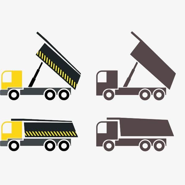 翻斗车简笔画 翻斗车简笔画图片大全