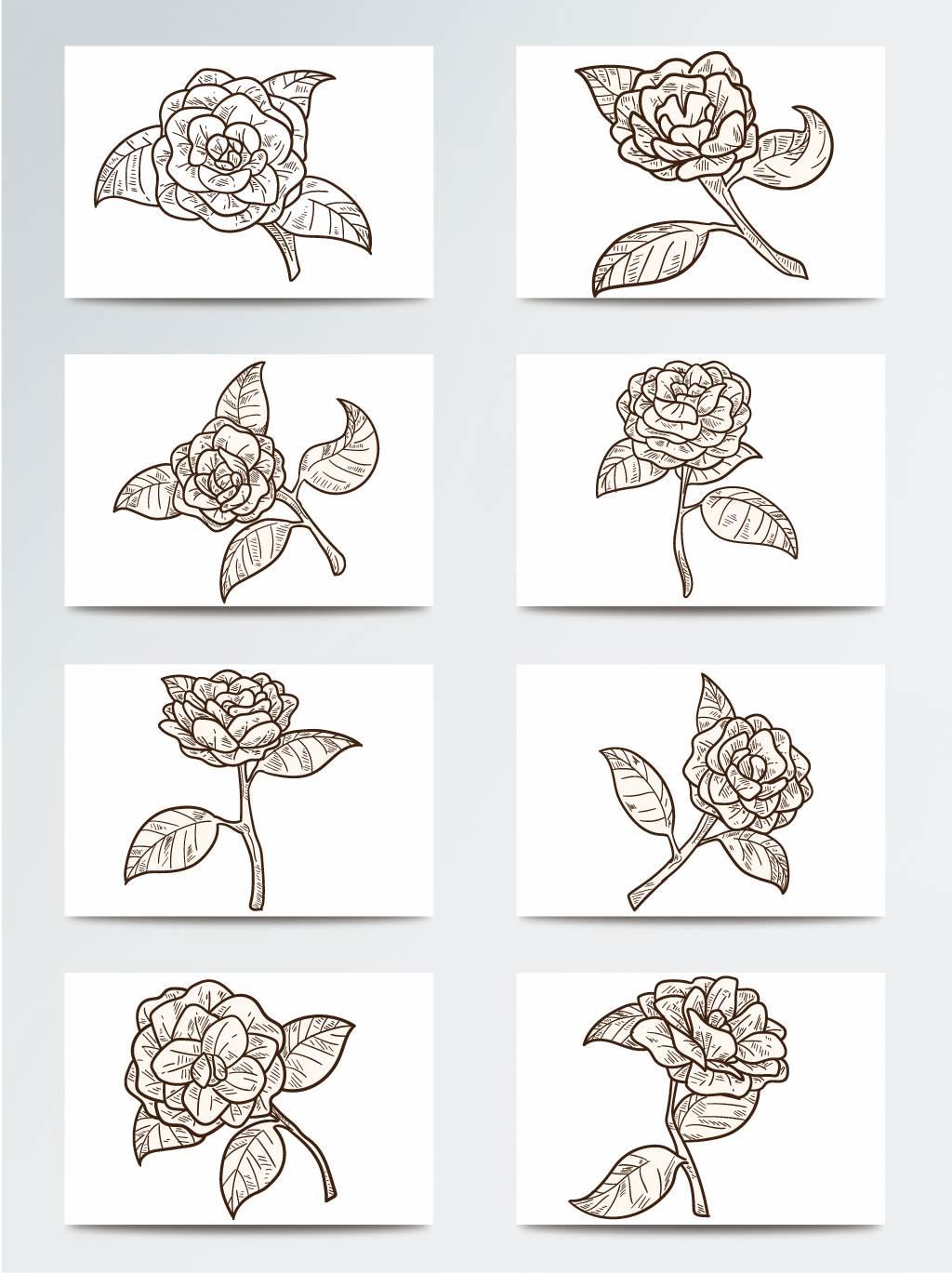 蔷薇简笔画图片大全 蔷薇简笔画图片大全可爱