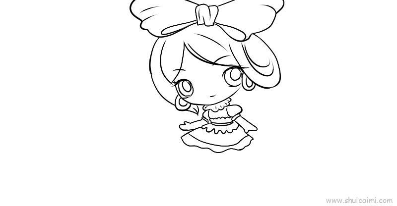 7个叶罗丽仙子菲灵儿童画怎么画 7个叶罗丽仙子菲灵简笔画步骤