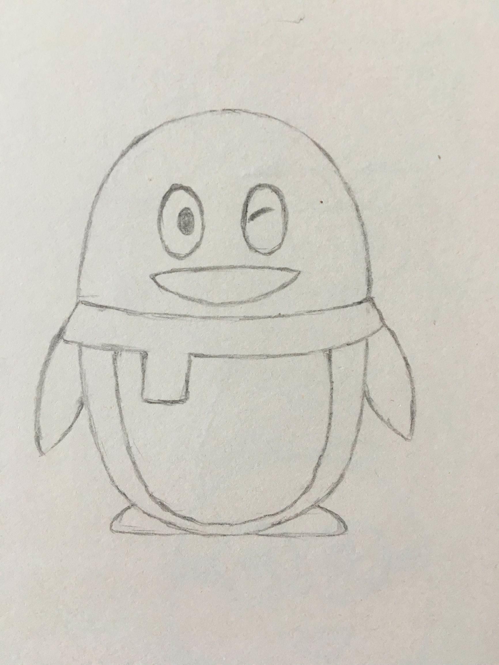 企鹅的简笔画 企鹅的简笔画可爱