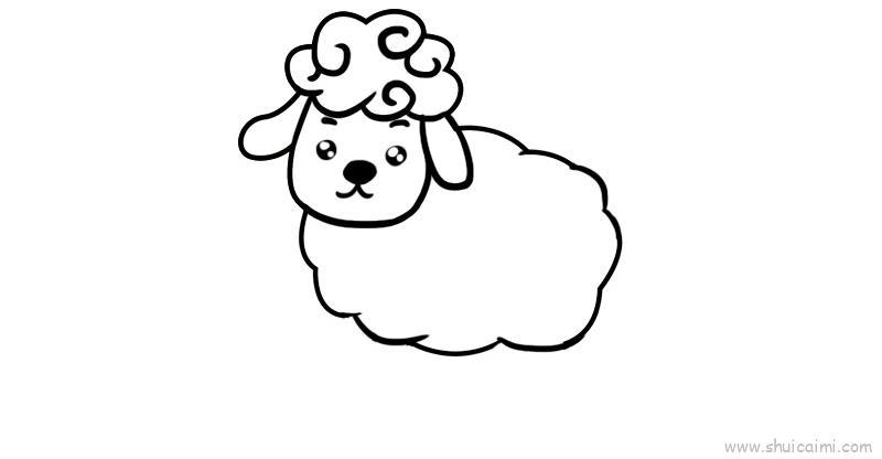 羊儿童画怎么画 羊简笔画图片大全