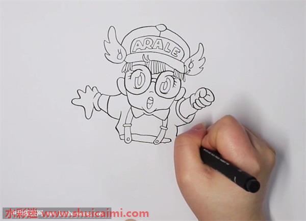 可爱阿拉蕾怎么画 可爱阿拉蕾简笔画步骤