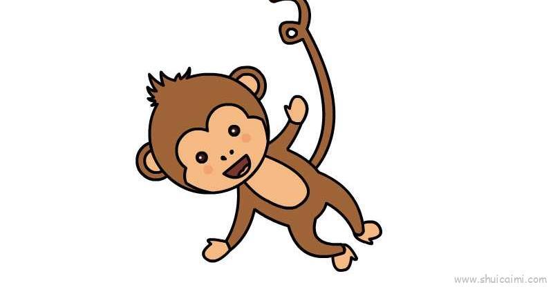 猴儿童画怎么画 猴简笔画简单又好看