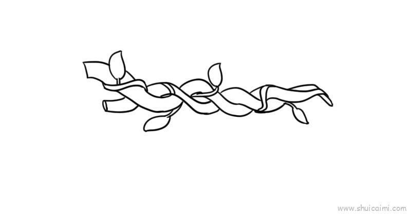 树藤儿童画怎么画 树藤简笔画图片