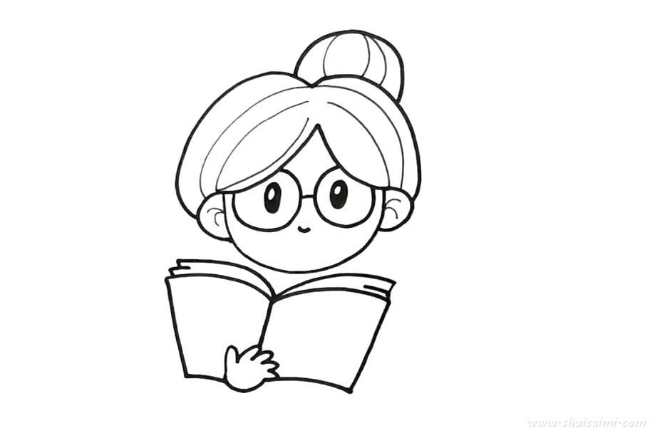 老师怎么画 老师简笔画漂亮卡通