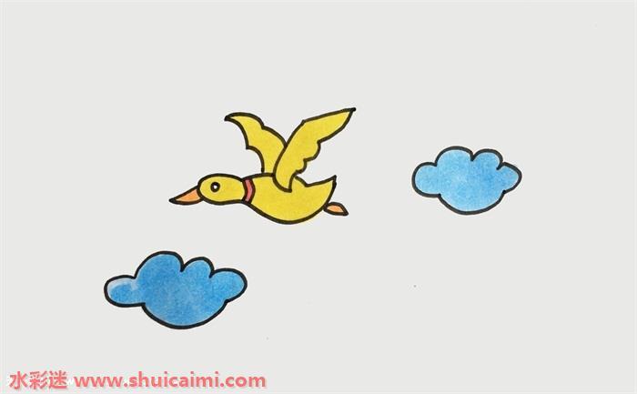 大雁怎么画 大雁简笔画简单又漂亮彩色
