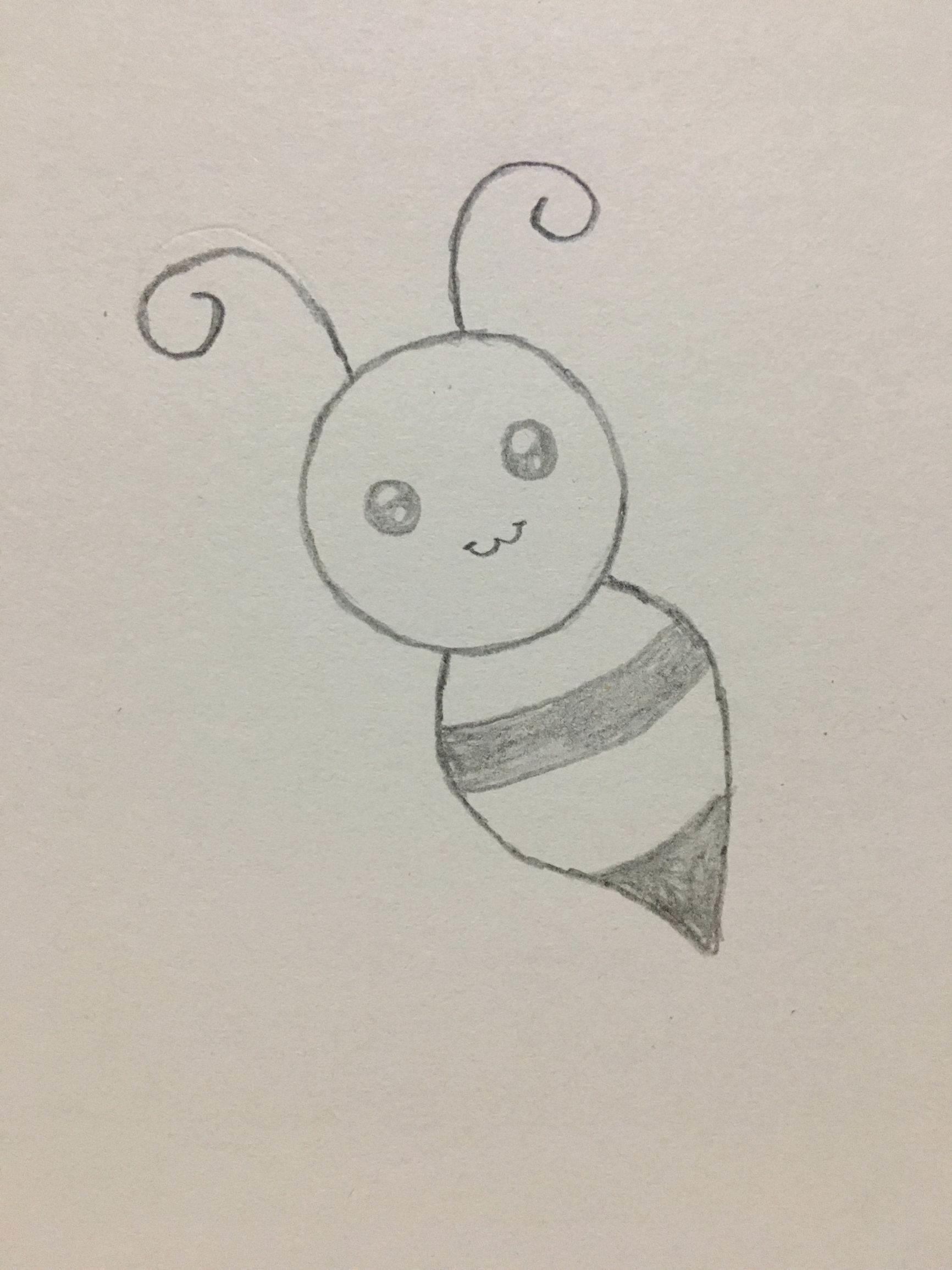 蜜蜂简笔画 蜜蜂简笔画简单