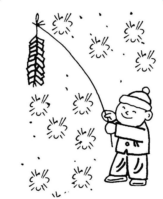 新年简笔画图片大全 新年简笔画图片大全简单又漂亮兔年