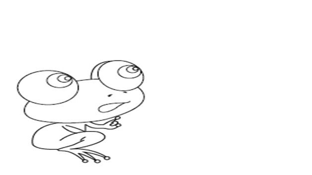 井底之蛙简笔画怎么画 井底之蛙简笔画步骤