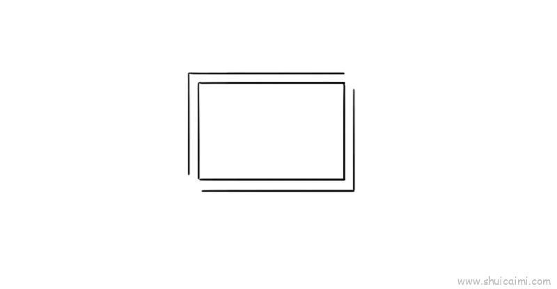 画框儿童画怎么画 画框简笔画顺序