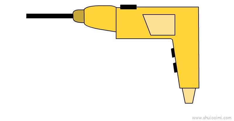 铁钻儿童画怎么画 铁钻简笔画图片