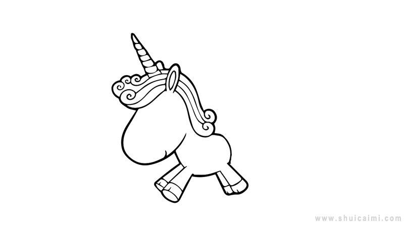 独角兽简笔画怎么画 独角兽简笔画简单又好看