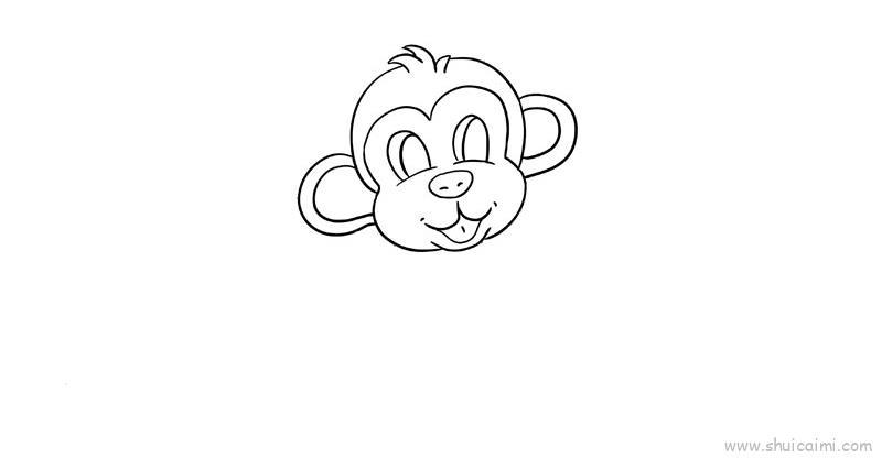猴子儿童画怎么画 猴子简笔画简单