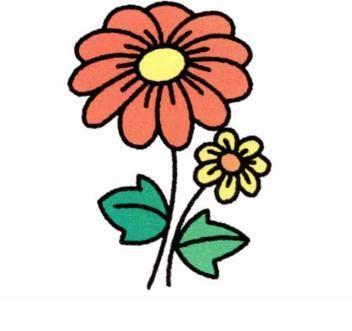 简笔画图片大全花草类 简笔画图片大全花草类有颜色