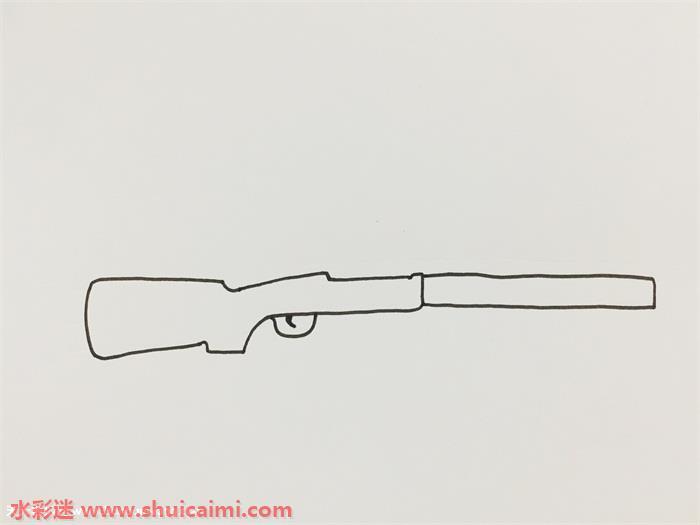 m24怎么画 m24简笔画步骤图