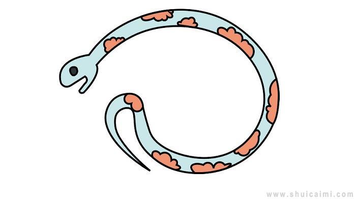 爬行动物简笔画怎么画 爬行动物简笔画好看
