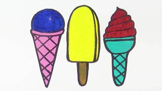冰激凌简笔画 冰激凌简笔画简单又漂亮