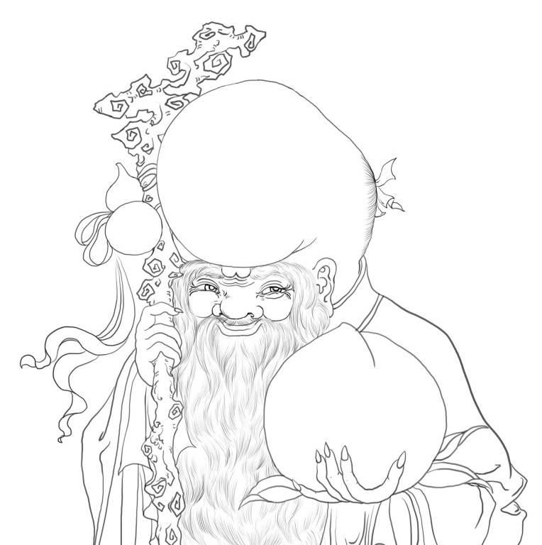 寿星简笔画怎么画好看 寿星简笔画怎么画好看又漂亮