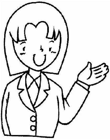 教师的简笔画图片大全 教师的简笔画图片大全大图