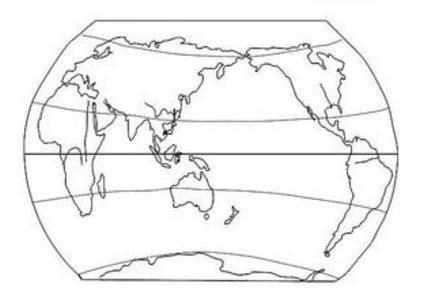 地图简笔画 地图简笔画轮廓
