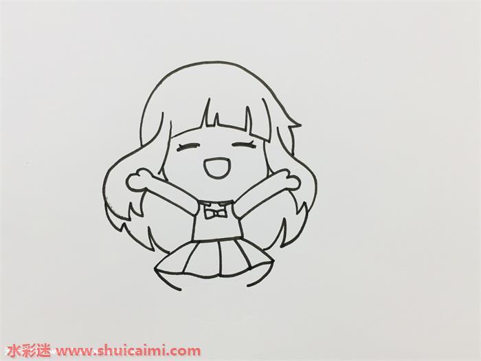 可爱漂亮的奇迹暖暖简笔画教程