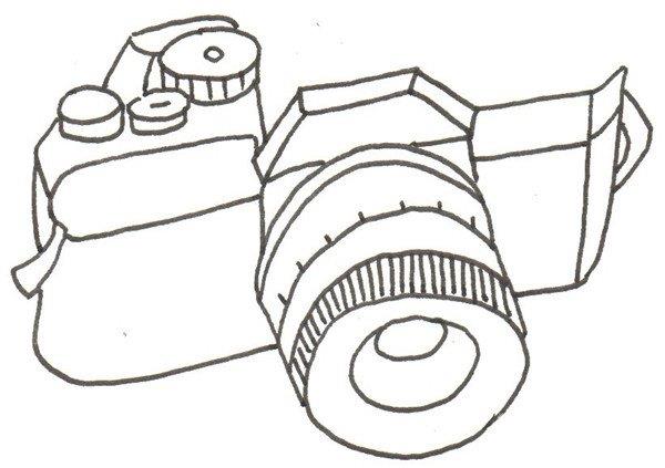 相机的简笔画怎么画  相机的简笔画步骤