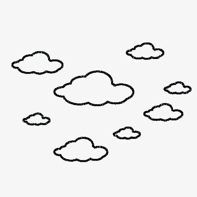 天空简笔画 天空简笔画彩色