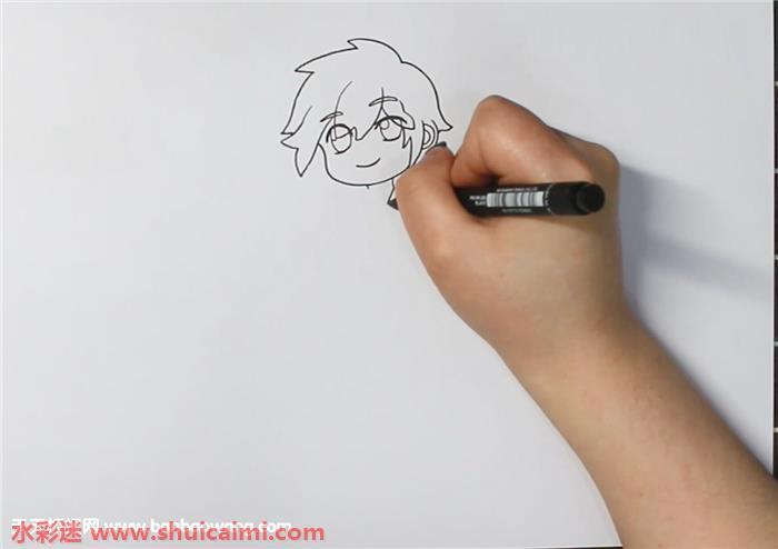 斗罗大陆唐三怎么画 斗罗大陆唐三简笔画图片