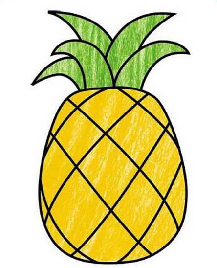 水果简笔画图片带颜色 水果简笔画图片带颜色卡通