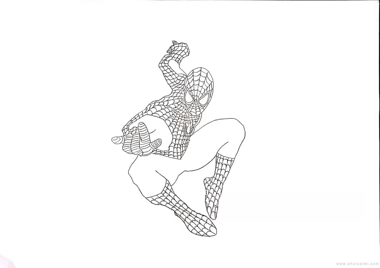 钢铁蜘蛛侠简笔画怎么画 钢铁蜘蛛侠简笔画简单又好看